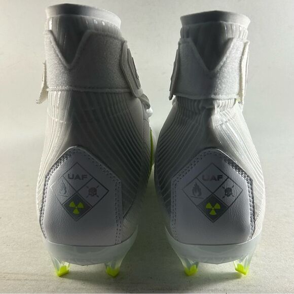Under Armour UA Highlight MC Football Cleats White Men's Size 11.5 3023716-106 - Picture 4 of 9